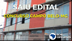 Concurso de Campo Belo-MG 2020: provas remarcadas para setembro de 2021