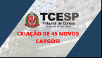 TCE-SP cria 45 novos cargos efetivos para novo concurso