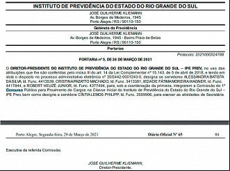IPE PREV já tem comissão de concurso formada IPE PREV já tem comissão de concurso formada