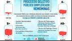 Processo Seletivo HEMOMINAS 2021: Inscrição em março