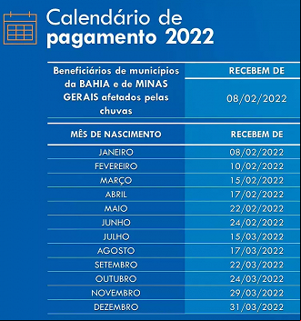 Caixa divulga datas de pagamento do abono Pis em 2022. Imagem: Caixa. Caixa divulga datas de pagamento do abono Pis em 2022. Imagem: Caixa.