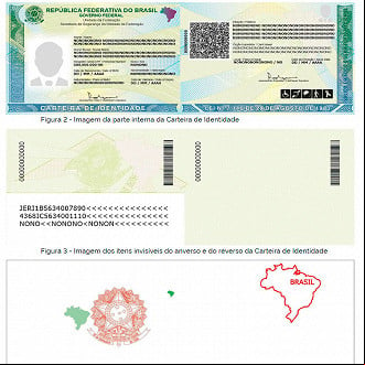 Nova Carteira de Identidade Nacional - Imagem: Diário Oficial da União Nova Carteira de Identidade Nacional - Imagem: Diário Oficial da União