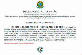 FCC é a banca do concurso TRT-4 2022 FCC é a banca do concurso TRT-4 2022