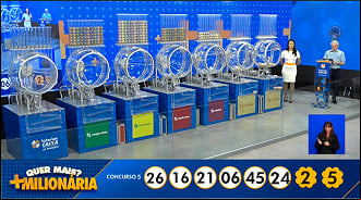 Sorteio da Mais Milionária - Concurso 5 Sorteio da Mais Milionária - Concurso 5