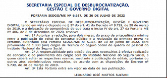 Portaria SEG Portaria SEG