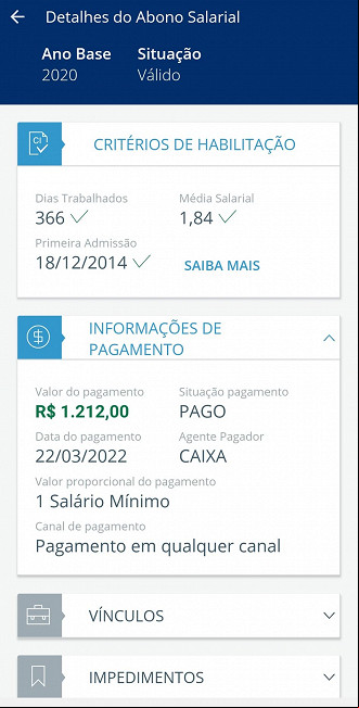 Carteira de Trabalho Digital oferece consulta ao abono salarial pago em anos anteriores. Carteira de Trabalho Digital oferece consulta ao abono salarial pago em anos anteriores.