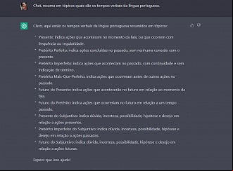 Créditos: Reprodução/ChatGPT