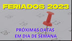 Feriados do 2º Semestre de 2023; veja datas dos próximos