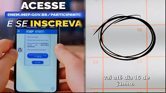ENEM 2023 encerra inscrições dia 16 de Junho - Reprodução INEP ENEM 2023 encerra inscrições dia 16 de Junho - Reprodução INEP