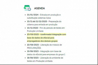 Calendário do FGTS Digital que começa a operar em janeiro de 2024 Calendário do FGTS Digital que começa a operar em janeiro de 2024