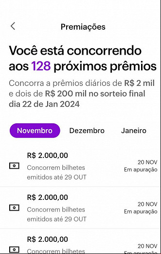 Créditos: Reprodução/Nubank Créditos: Reprodução/Nubank