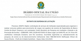 Créditos: Divulgação/BACEN Créditos: Divulgação/BACEN