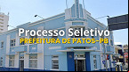 Prefeitura de Patos-PB abre 215 vagas - Edital e Inscrição