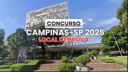 Concurso Campinas-SP 2025: Veja quando e onde serão as provas Concurso Campinas-SP 2025: Veja quando e onde serão as provas