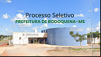 Prefeitura de Bodoquena-MS abre 107 vagas